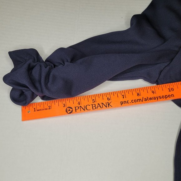 Nautical Blazer Soho Apparel LTD Navy Blue and White Small Collared Butt… - Picture 4 of 9